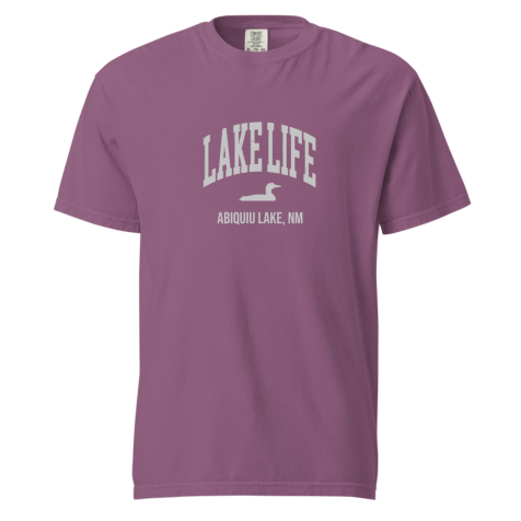 LAKE LIFE Unisex Garment-Dyed Heavyweight T-Shirt | Add Your Lake's Name