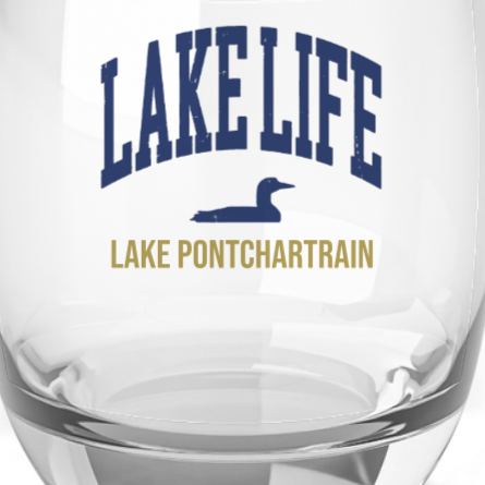 LAKE LIFE Whiskey / Rocks Glass | Add Your Lake's Name