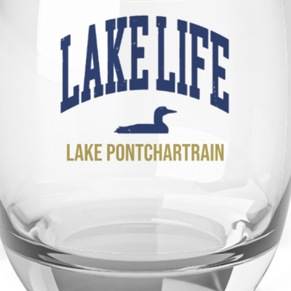 LAKE LIFE Whiskey / Rocks Glass | Add Your Lake's Name