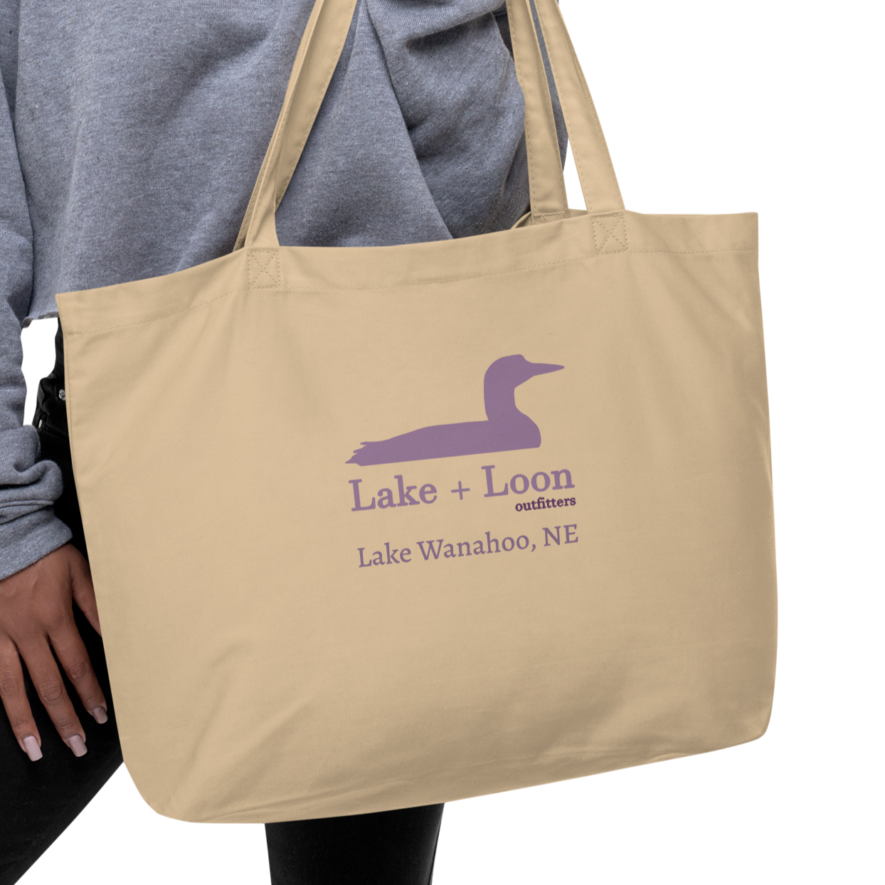 Lake + Loon Signature Eco Tote | Add Your Lake's Name